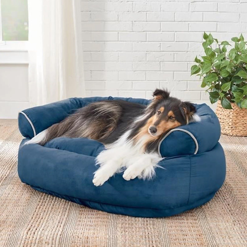 Comfortabele hondenbank met zachte bekleding