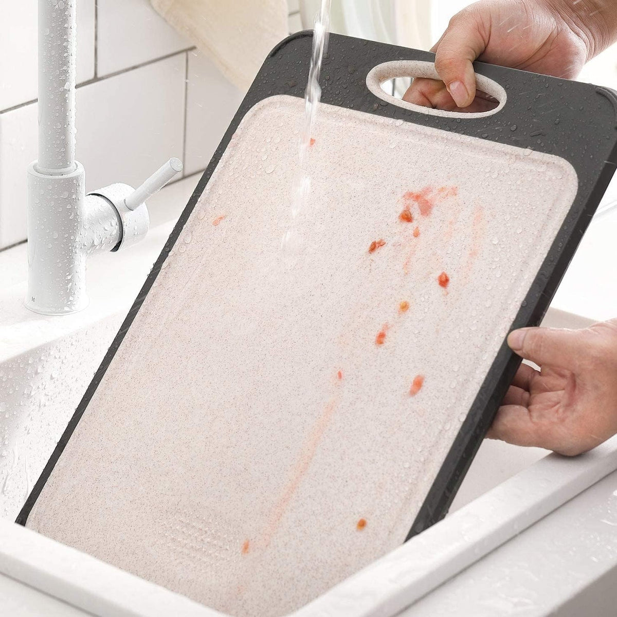 Roestvrijstalen snijplank met hittebestendig design