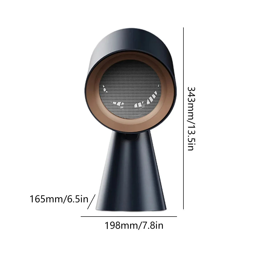 Draagbare usb keukenventilator voor gourmet en indoor bbq