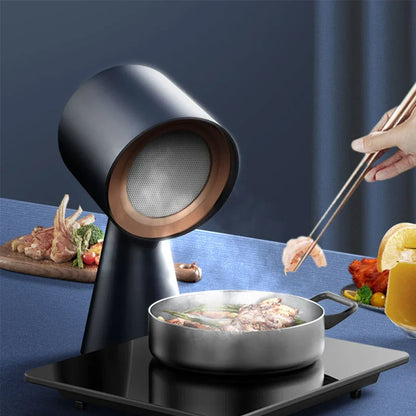 Draagbare usb keukenventilator voor gourmet en indoor bbq