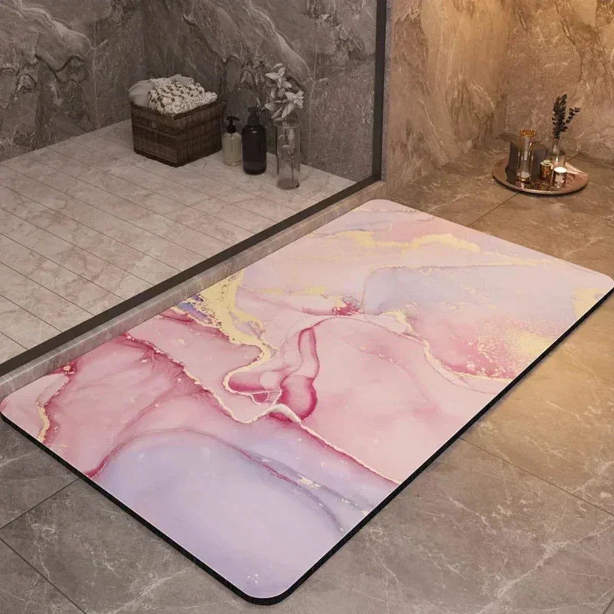 Antislip badmat met sneldrogend ontwerp