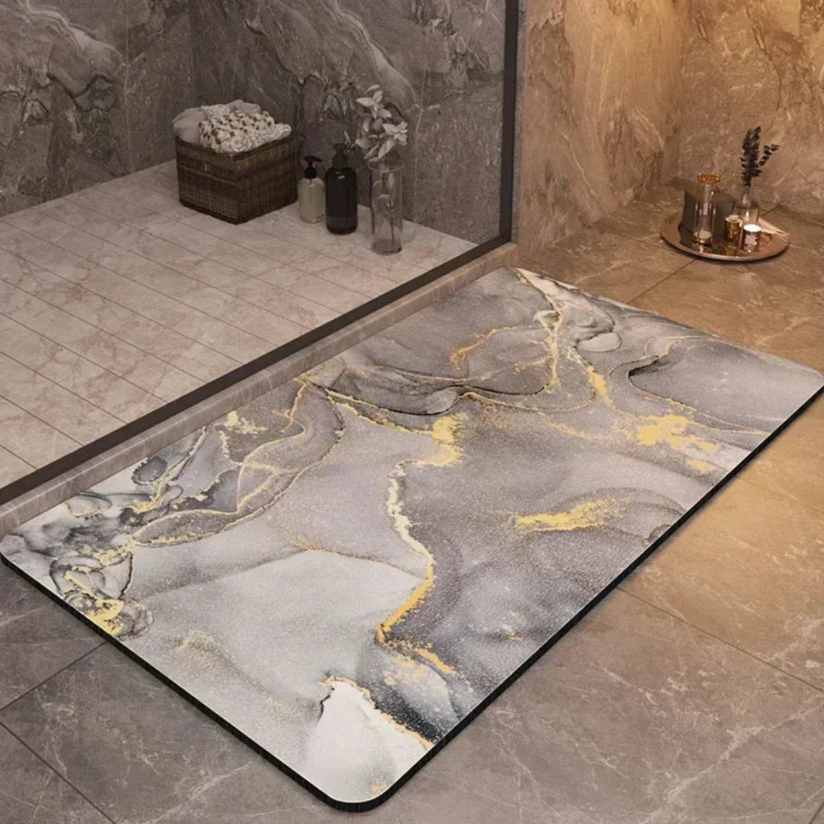 Antislip badmat met sneldrogend ontwerp