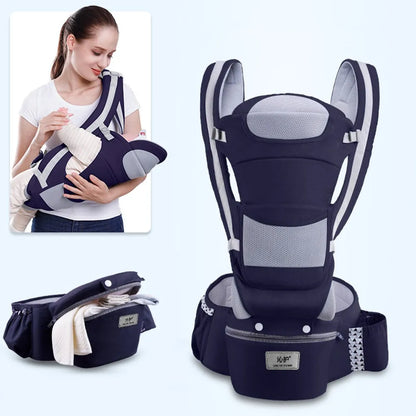 Ergonomische babydraagzak met verstelbare schouderbanden
