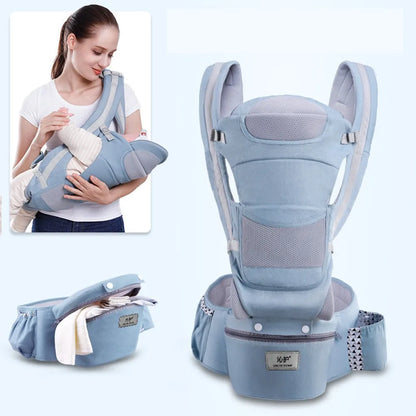 Ergonomische babydraagzak met verstelbare schouderbanden