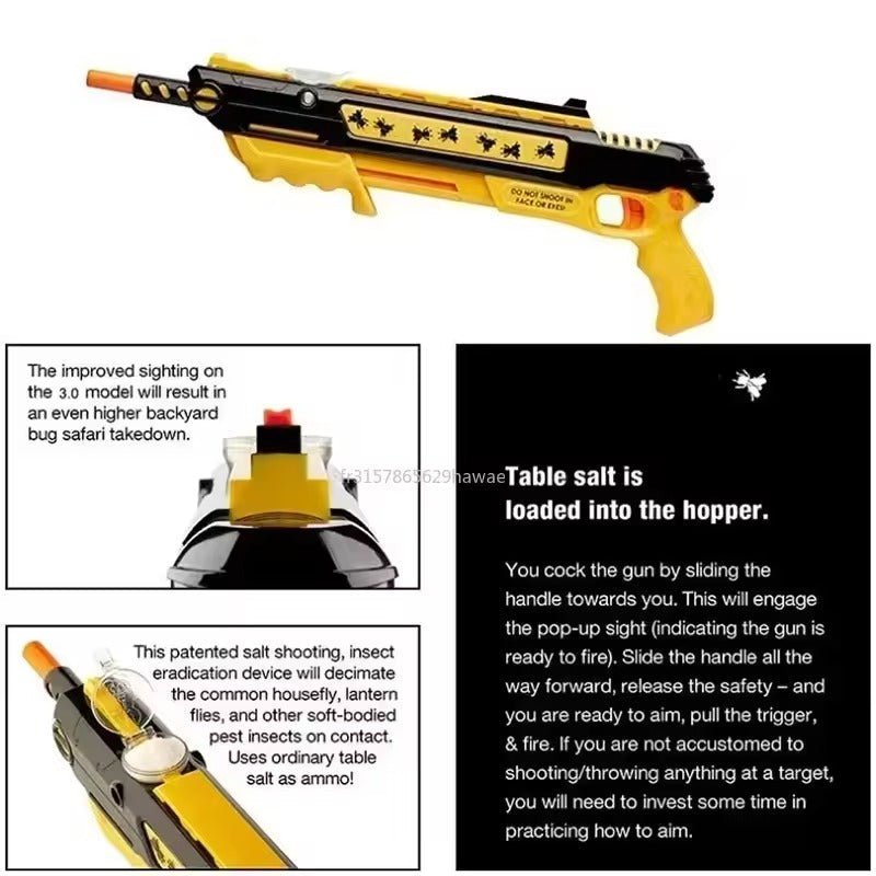BugBlaster zoutpistool buitenspeelgoed met zoutreservoir