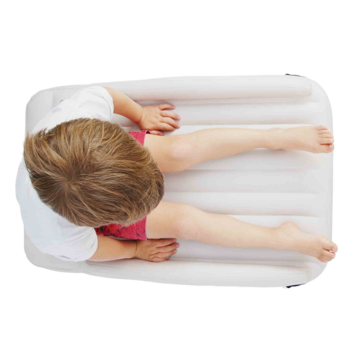Opblaasbaar kinderluchtbed reismatras met pomp