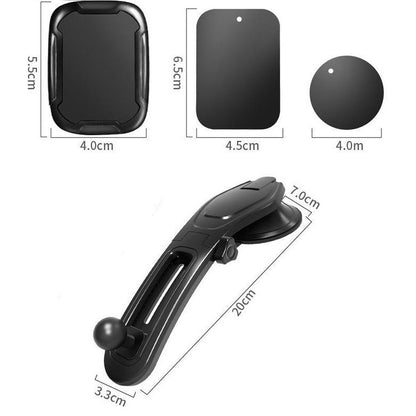Magnetische autohouder met verstelbare arm