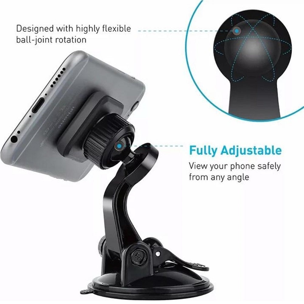 Magnetische Telefoonhouder Auto met Zuignap