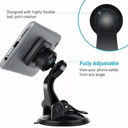 Magnetische Telefoonhouder Auto met Zuignap