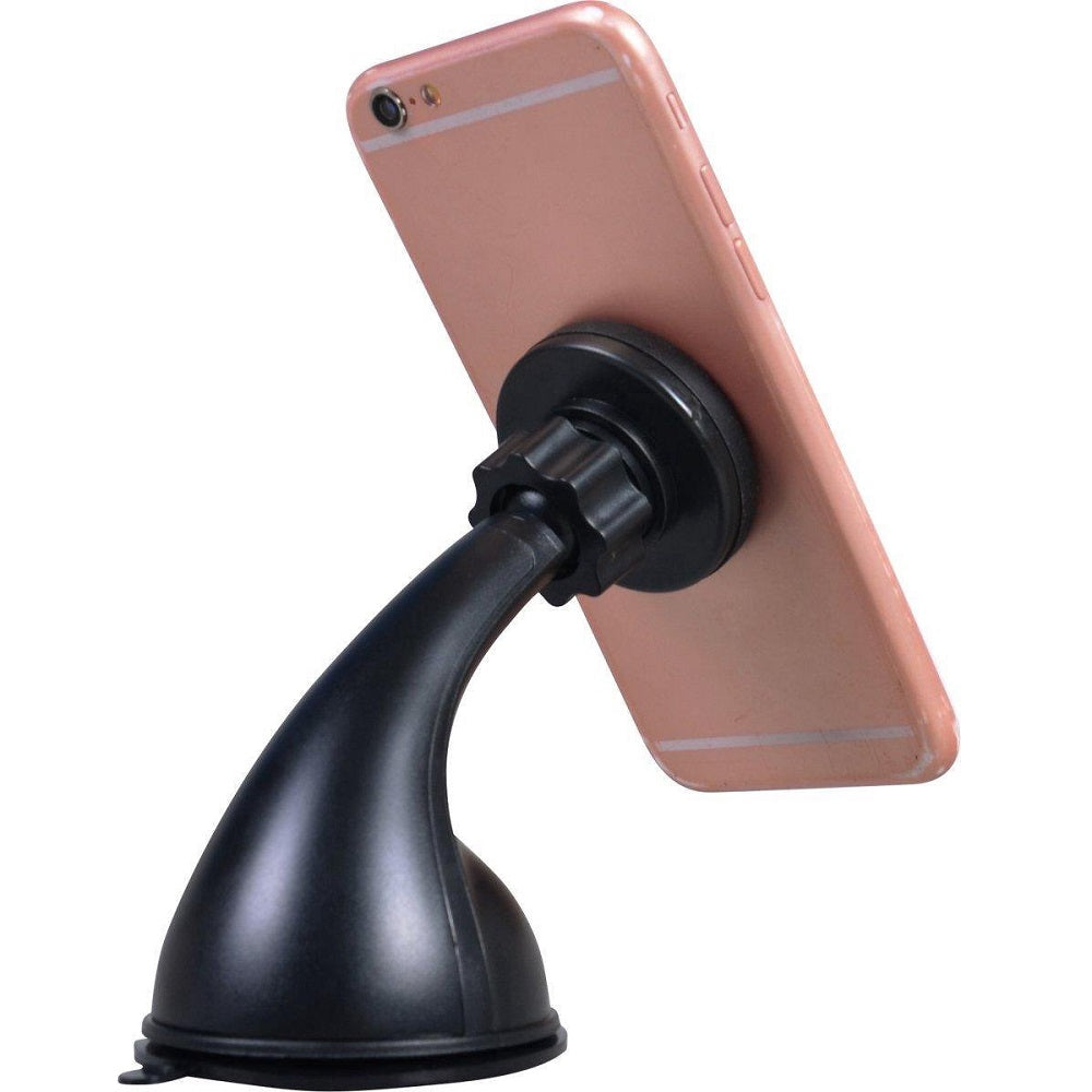 Magnetische telefoonhouder voor in de auto met zuignap