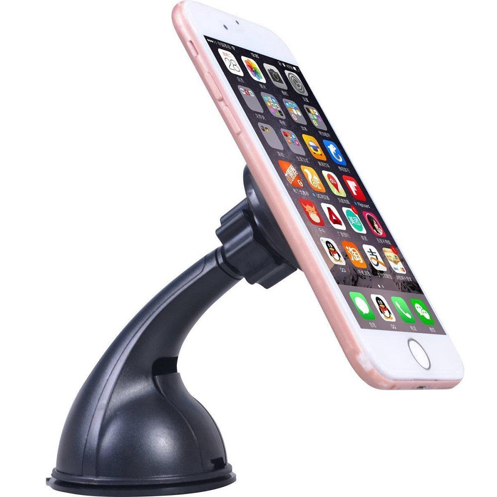 Magnetische telefoonhouder voor in de auto met zuignap
