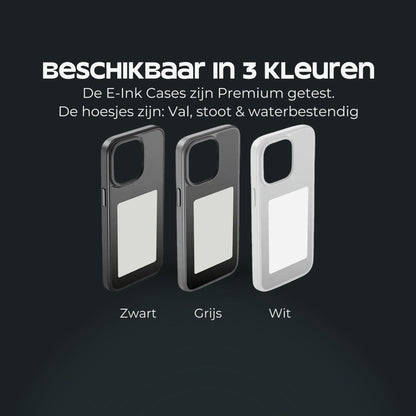 Pixen NFC Telefoonhoesje met Aanpasbaar E-Ink Scherm