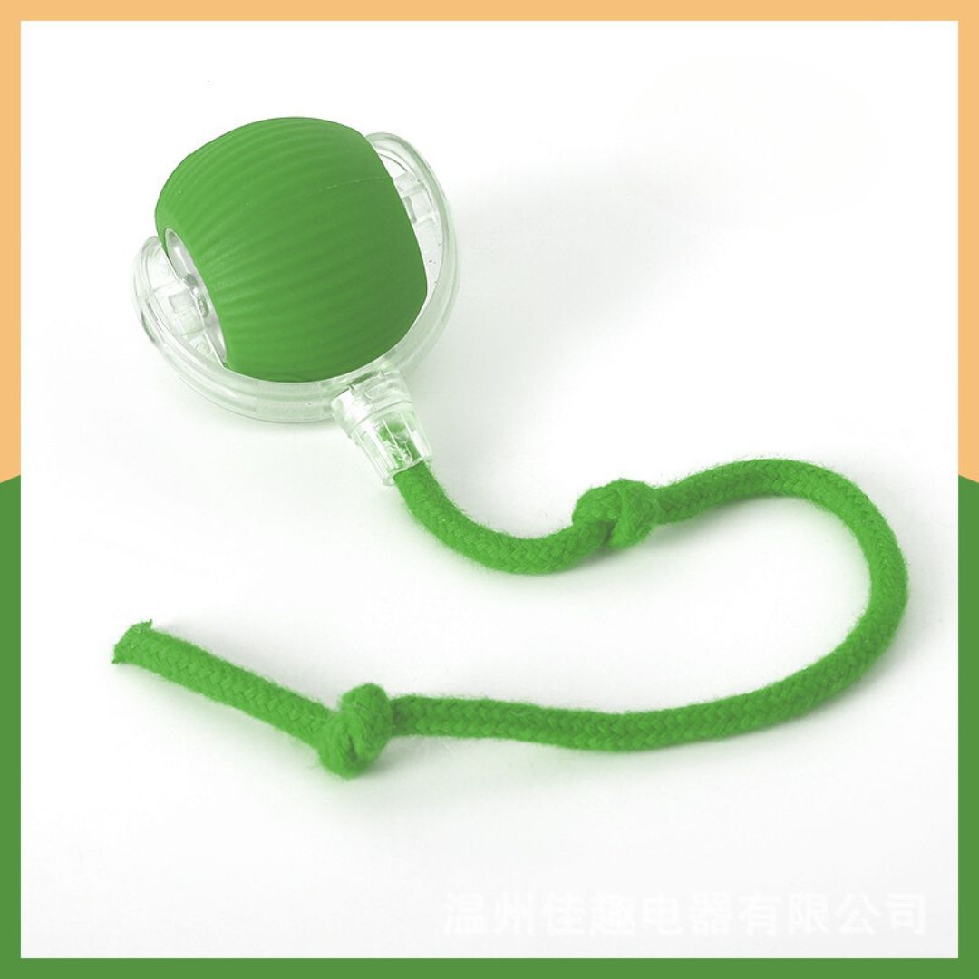 Interactieve kattenbal met staart en usb-oplader