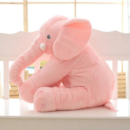Zacht olifant knuffelkussen voor baby's en kinderkamer