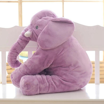 Zacht olifant knuffelkussen voor baby's en kinderkamer