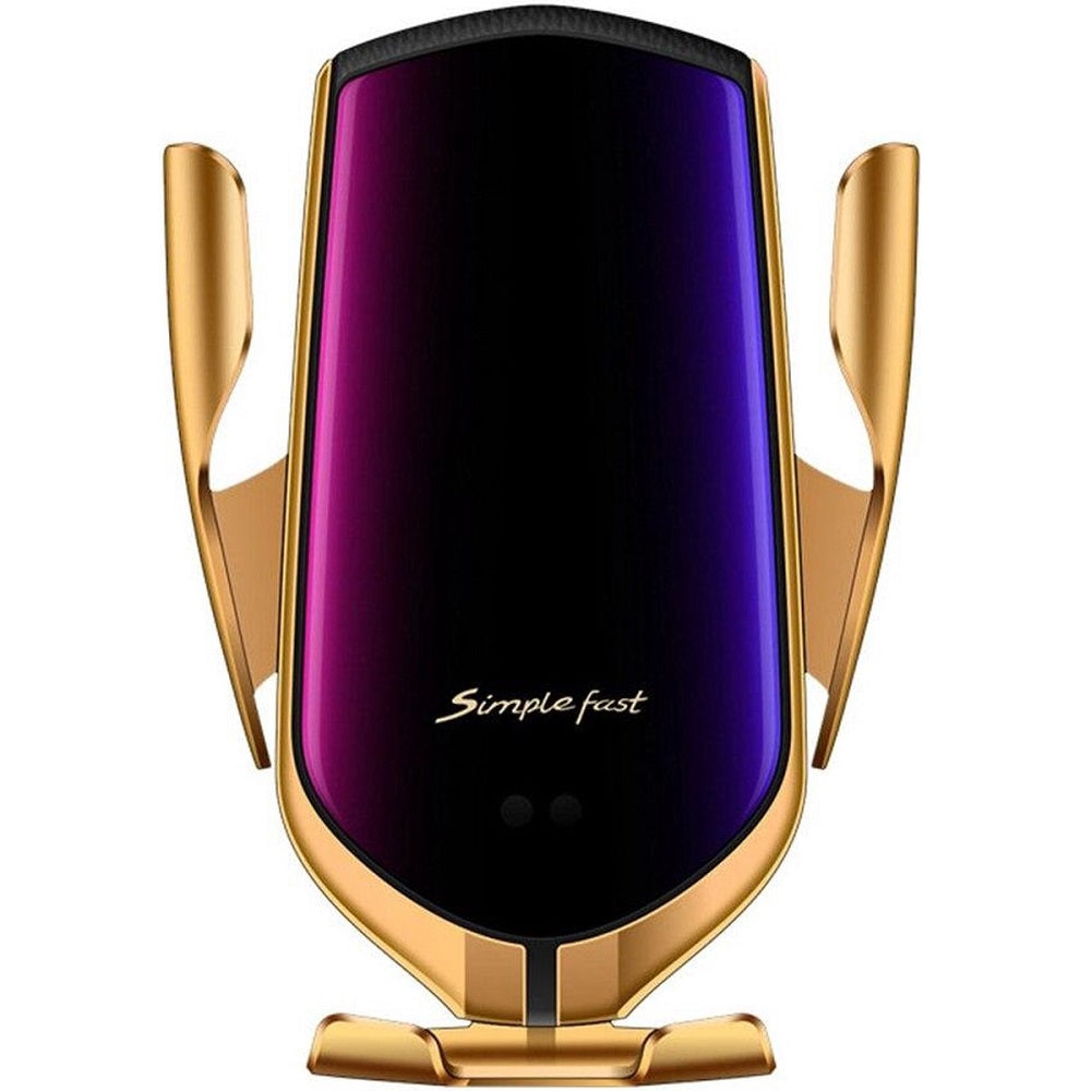 Automatische autotelefoonhouder met draadloze Qi snellader