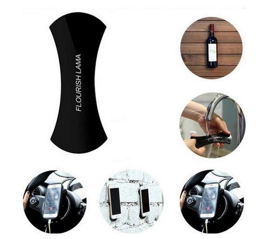 Flexibele rubber pad telefoonhouder voor auto en raam