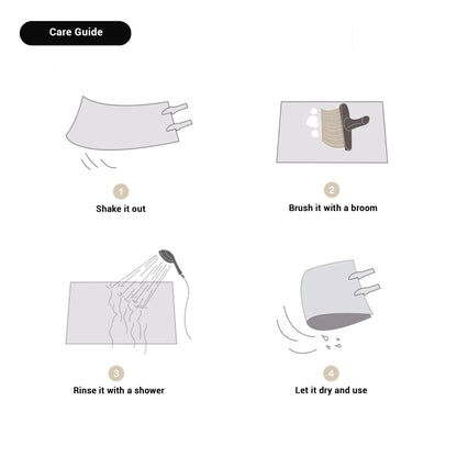 Abstracte antislip badmat met zachte textuur