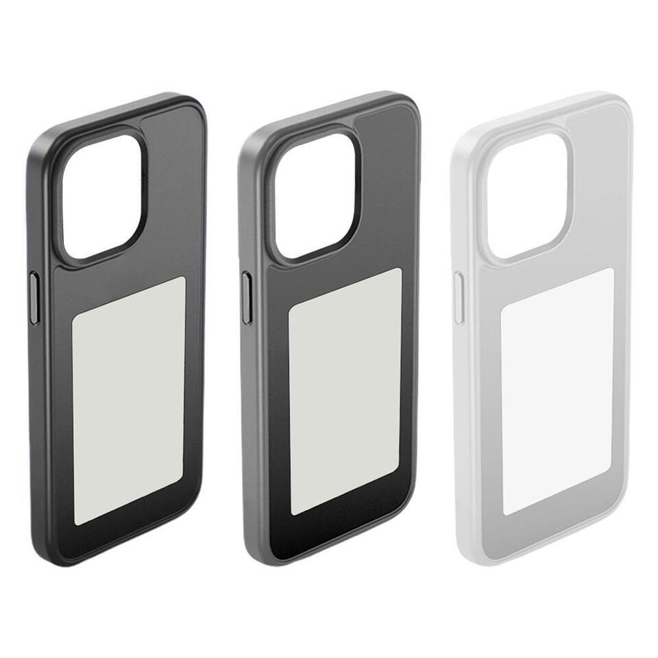 Pixen NFC Telefoonhoesje met Aanpasbaar E-Ink Scherm