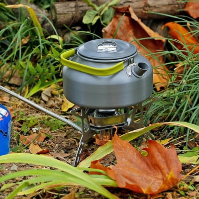 Opvouwbare gasbrander met drie branders voor camping