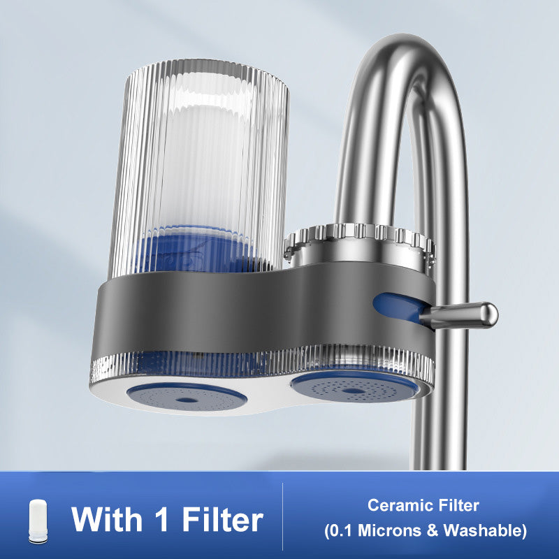 Kraanwaterzuiveraar met meervoudige filters en adapters