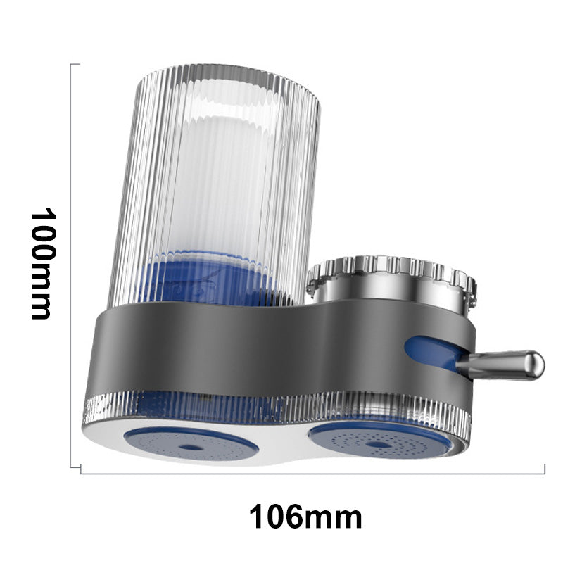 Kraanwaterzuiveraar met meervoudige filters en adapters