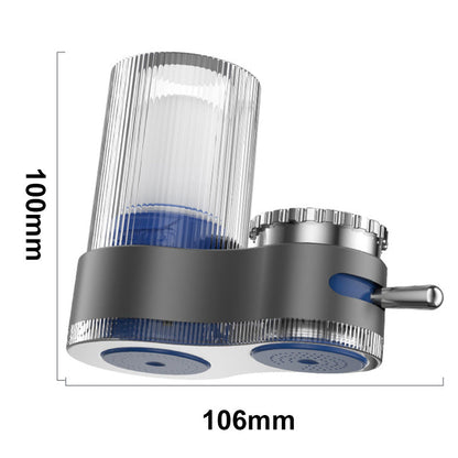 Kraanwaterzuiveraar met meervoudige filters en adapters