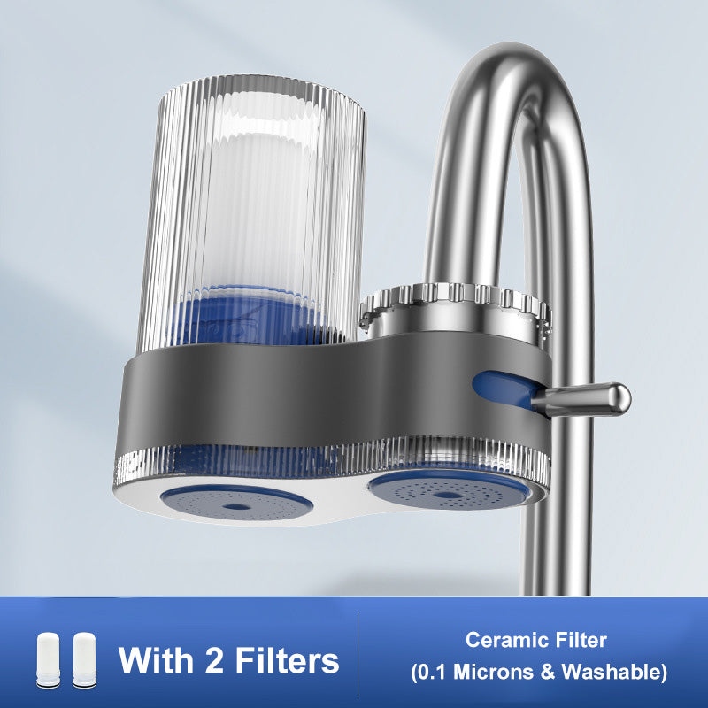 Kraanwaterzuiveraar met meervoudige filters en adapters