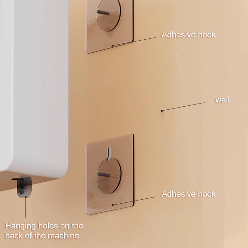 Elektrische doorstroomverwarmer voor wastafel