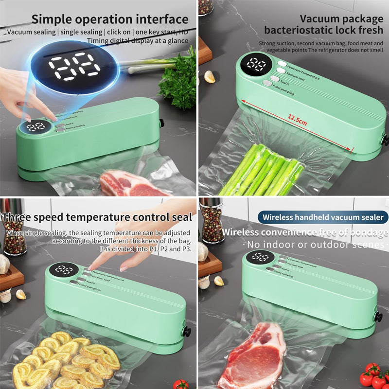 Draagbare Handheld Vacuümmachine voor Voedselconservering