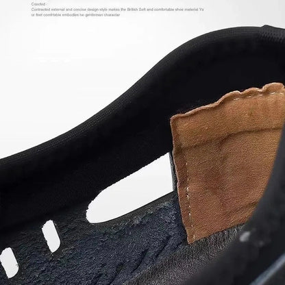 Leren wandelschoenen met ademende antislipzool