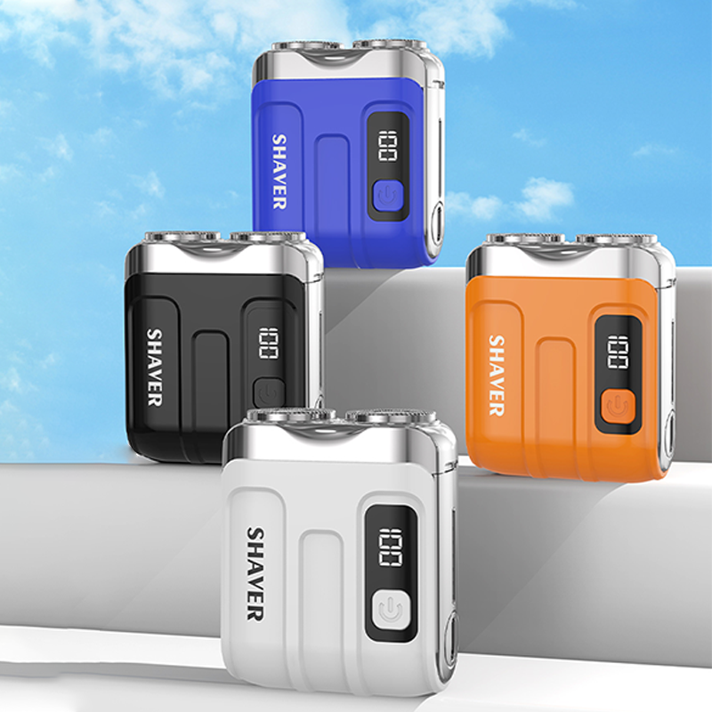Draagbaar mini elektrisch scheerapparaat met led-display