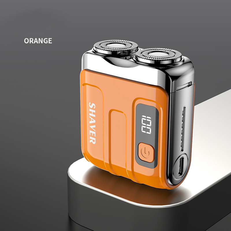 Draagbaar mini elektrisch scheerapparaat met led-display
