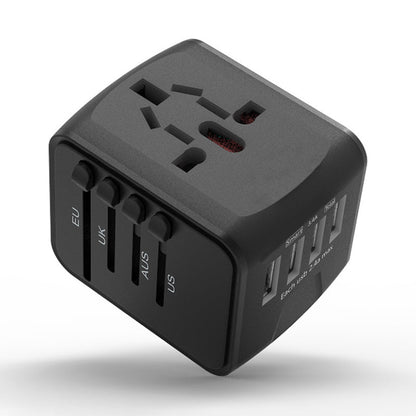 Universele reisstekker met 4 USB-poorten