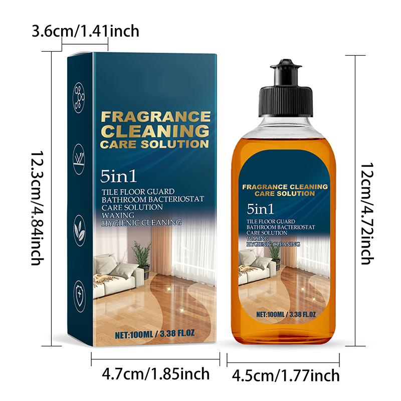 Vloerreiniger en vlekverwijderaar van 100 ml met citroenextract