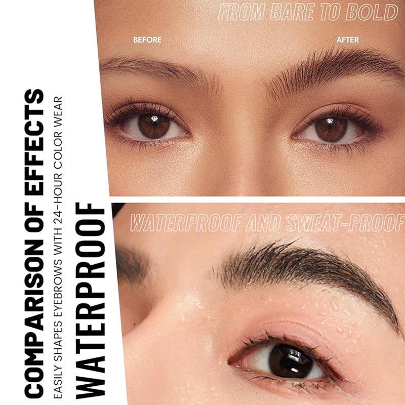 Dubbelzijdige eyeliner met stempel voor winged cateyes