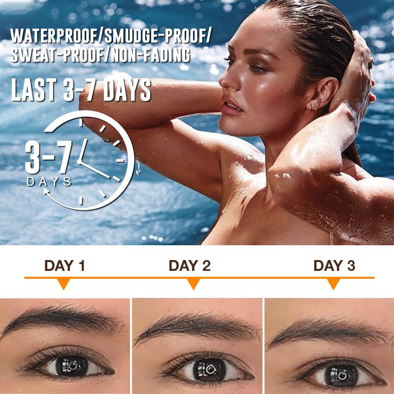 Afscheurbare wenkbrauwgel met langdurige waterproof formule