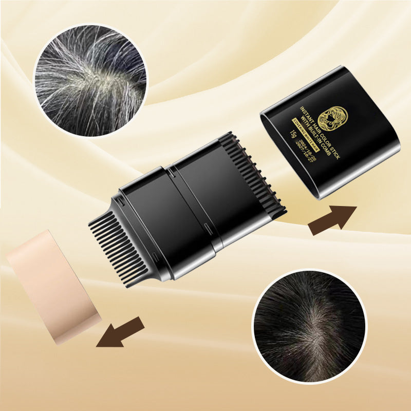 Instant haarkleur stick met ingebouwde kam