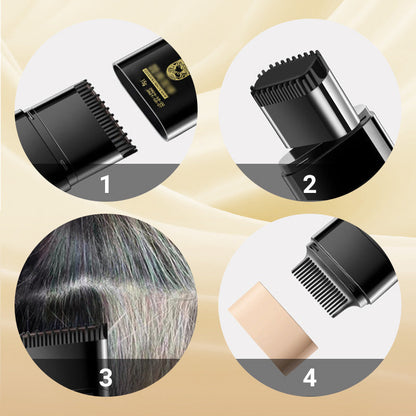 Instant haarkleur stick met ingebouwde kam