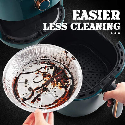 Oliebestendige aluminiumfolie bakjes voor airfryer en oven
