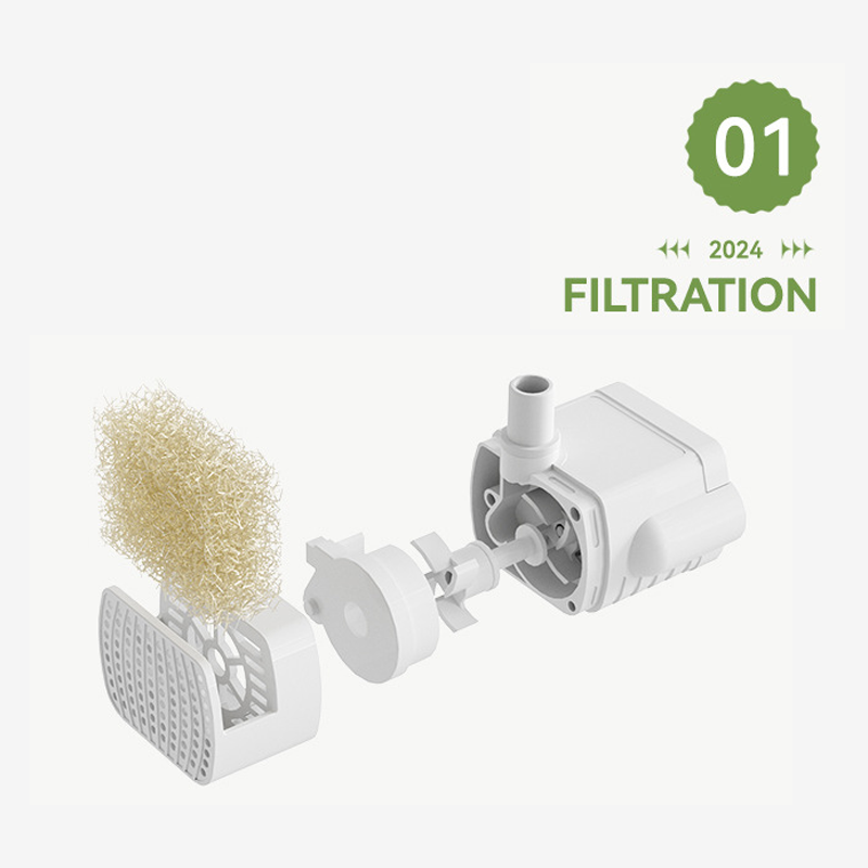 Automatische waterdispenser met meervoudig filtersysteem