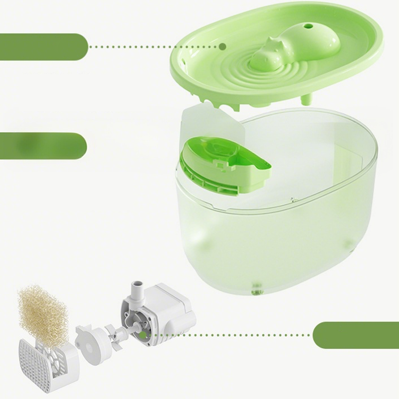 Automatische waterdispenser met meervoudig filtersysteem