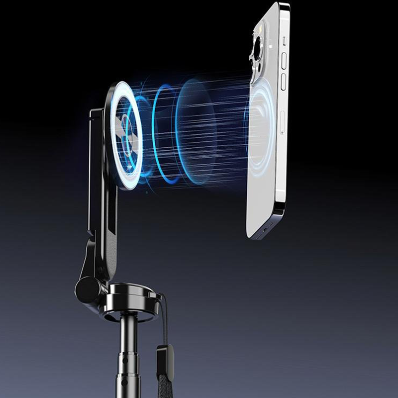 Multifunctionele magnetische selfiestick met draadloze afstandsbediening