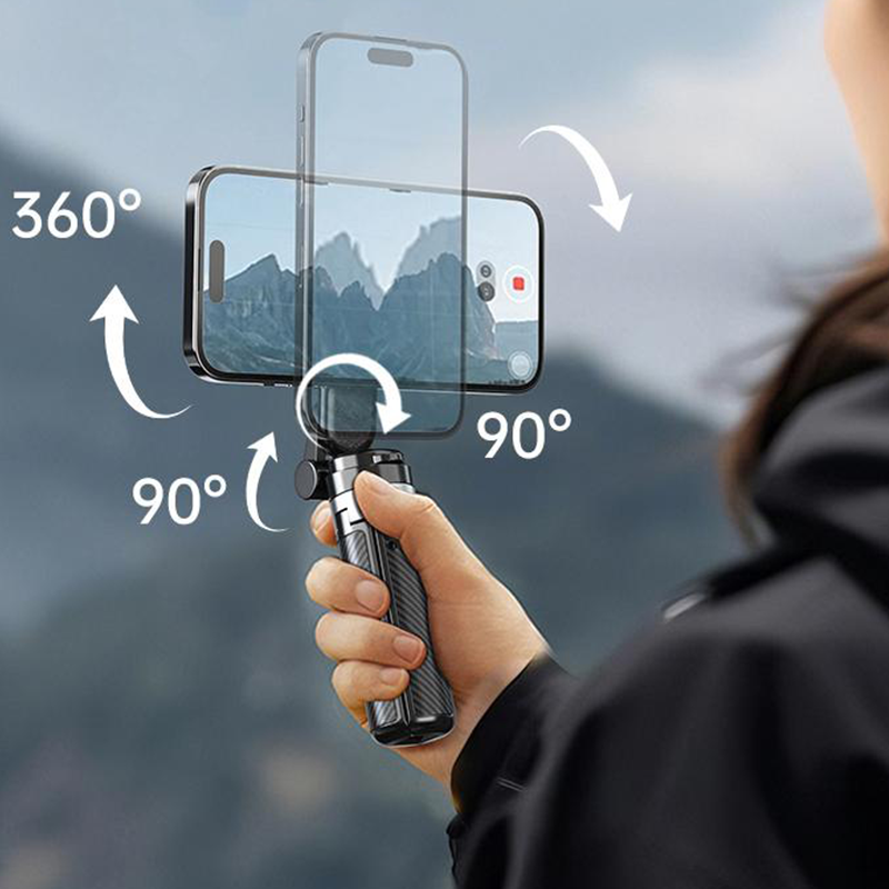 Multifunctionele magnetische selfiestick met draadloze afstandsbediening