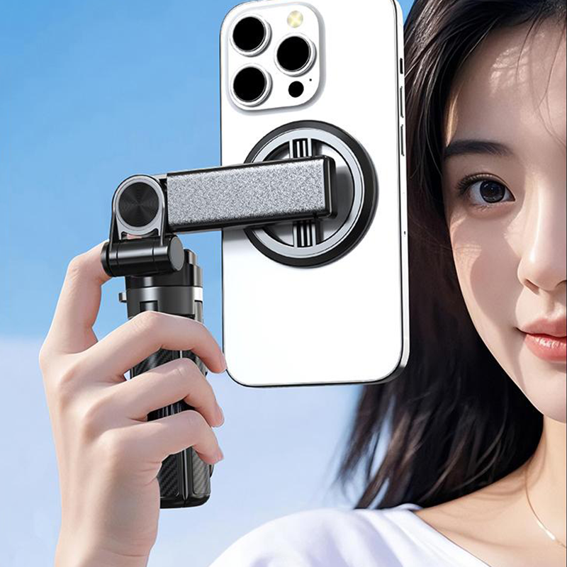 Multifunctionele magnetische selfiestick met draadloze afstandsbediening