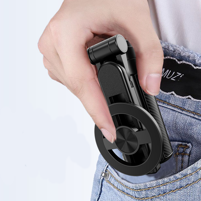 Multifunctionele magnetische selfiestick met draadloze afstandsbediening