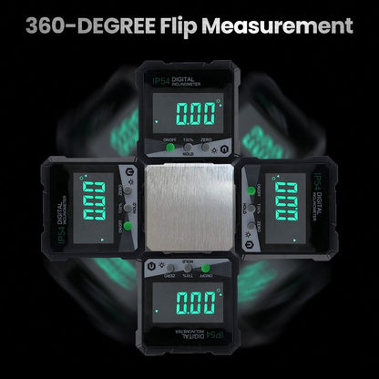 Mini digitale lcd hoekmeter met magnetische basis