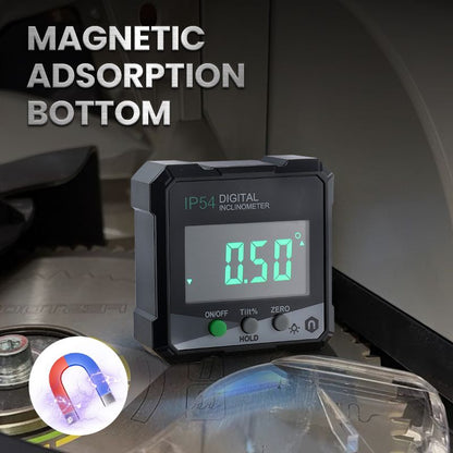 Mini digitale lcd hoekmeter met magnetische basis