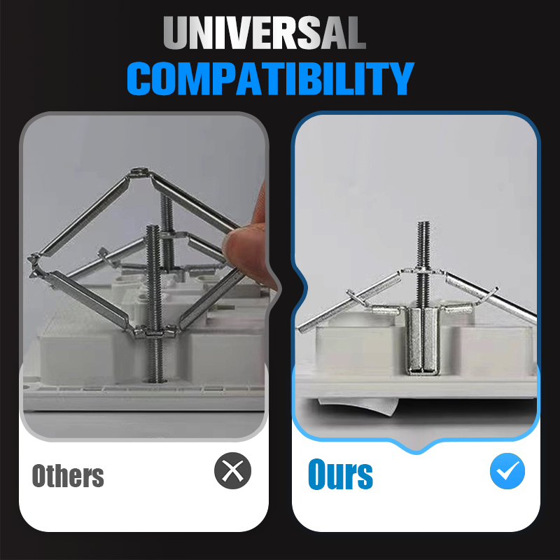 Universele aansluitdoos reparateur met klemfunctie