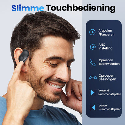 Draadloze bluetooth taalvertaler oordopjes met oplaadcase